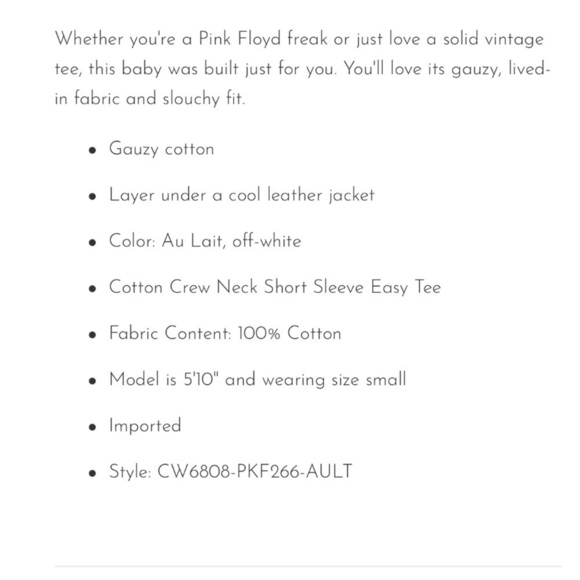 Chaser Pink Floyd Tee Small - Picture 3 of 6